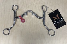 Myler HBT Shank Sweet Iron Correctional Wide Ported Barrel Bit 5" - MB41PBW