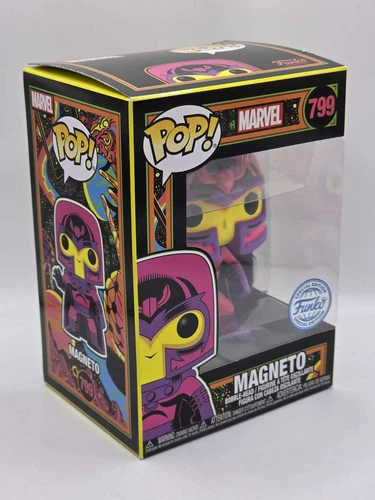 Caja Dañada | Funko Pop Marvel | Magneto (Luz Negra) #799