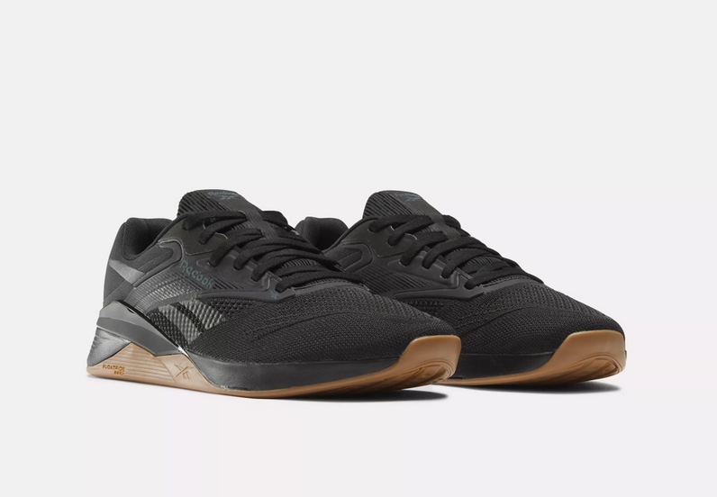 Reebok Nano X4 Black Gum Training Gym CrossFit Shoes