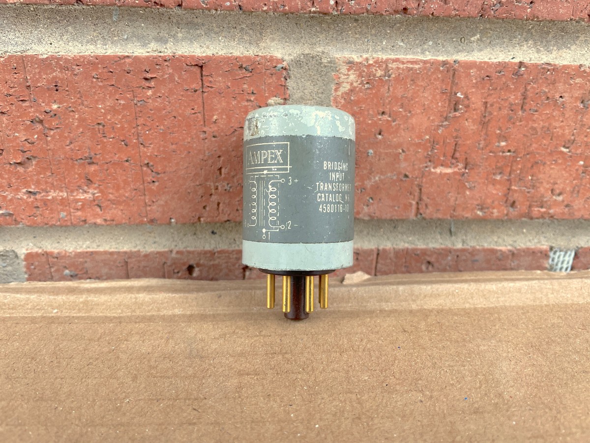 Ampex Octal Bridging Input Transformer Vintage Rare 4580116