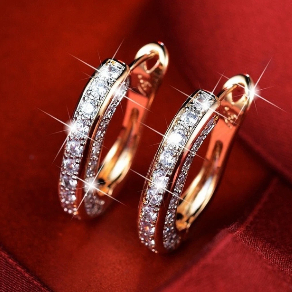 Luxury diamond earrings deals