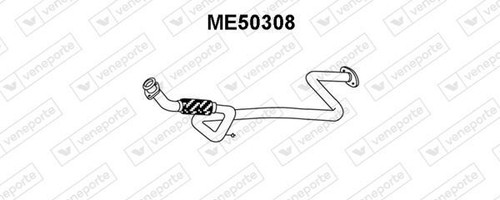 Silencieux Arrière Pour Mercedes Vito / Autobus Autocar 108 D 2.3 - Neuf - Ref VEN-ME50171