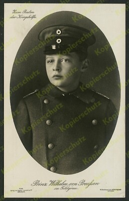 Foto Niederastroth Prz. Wilhelm Friedrich Uniform Hohenzollern Potsdam Adel 1916