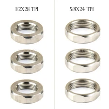 3 PCS Stainless Steel Jam Nut for Muzzle Brake .223 .308 (Thread Selection)