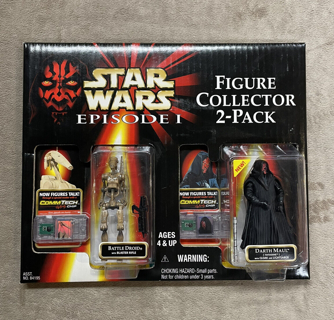 Rare Star Wars Episode 1 Darth Maul & Battle Droid 2 Pack Collector Exclusive