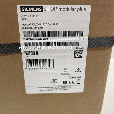 Siemens power supply 6EP1336-3BA00-8AA0 brand new
