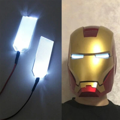 LED Light Eyes Kits DIY for 1:1 Iron Man Helmet Eye Light Mask Halloween Props