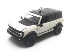 Christmas Ornament for 2021 Ford Bronco Wildtrak White  Black