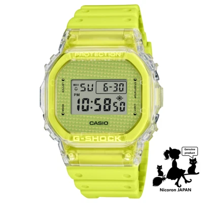 Montre homme CASIO G-SHOCK DW-5600GL-9JR couleur pop JAUNE cadeaux de vacance... - Photo 1/4
