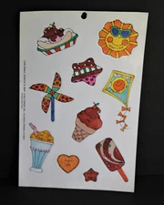 Vintage Scratch N Sniff Stickers Current Sweet Treats 1 Sheet Chocolate Orange
