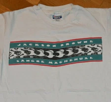 *1990 JACKSON BROWNE* vtg rock concert tour tee t-shirt (M) 80's 90's MC Escher
