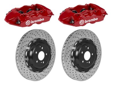 BREMBO GT BREMSANLAGENSATZ BREMSSCHEIBEN 305MM ZANGEN M4 FÜR 500 1.4 T-JET 16V 2008