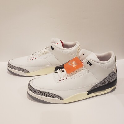 Nike Air Jordan 3 Retro Reimagined DN3707-100 White Cement Mens Sz