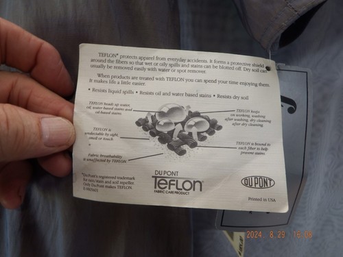Forecaster of Boston, Inc. Women's Gray Belted Rain Coat-NWT- Size 13/14-B261 - Picture 6 of 14