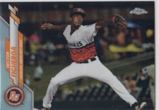 2020 Topps CHROME Pro Debut HECTOR FIGUEROA Refractor Rookie Card 137 Rays 25/99