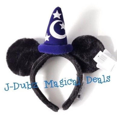 Disney Fantasia Sorcer Mickey Ears Headband NWT $_57.JPG?set_id=880000500F main image 2