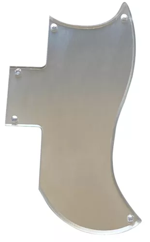 For 5 Ply Gibson SG ‘61 Reissue Style Guitar Pickguard Scratch Silver Mirror