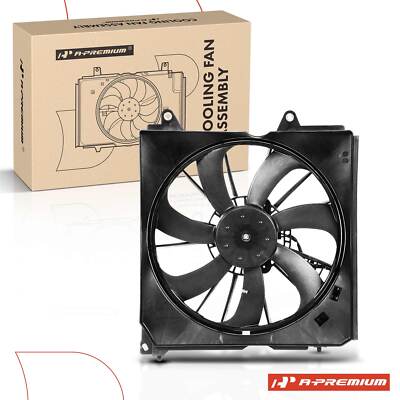 A-Premium Left Cooling Fan Assembly w/ Shroud for Acura TLX 2015-2020 V6 3.5L