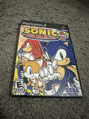 Sonic Mega Collection Plus (Sony Play Station2) CIB Complete in Box 