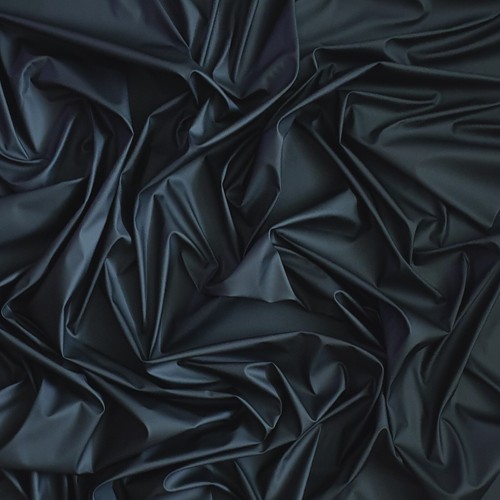 MATTE VINYL PLEATHER GOTHIC FETISH FABRIC WATERPROOF RAINCOAT BLACK WHITE 54'W - Picture 42 of 149