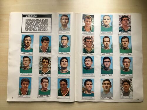 LOTTO DI 22 FIGURINE CALCIATORI EDIZIONI TEMPO WORLD CUP 1966 TEAM MESSICO - Picture 1 of 2
