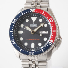 SEIKO SKX009/7S26-0020 Automatic Navy Boy Pepsi Day/Date Divers 42mm