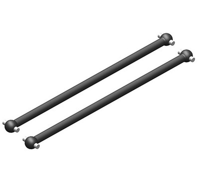 Team Corally C-00180-367 Dogbones - Long - Rear - Steel - 2 pcs