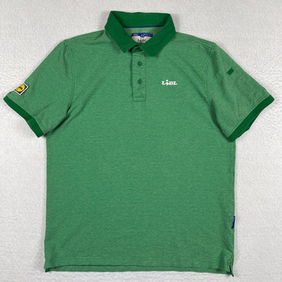 #ad #ad Lidl Polo Shirt Mens Large Green Organic Grocery Store Employee Job Work $11.16