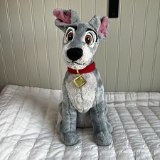 Lady and the Tramp TRAMP Plush 16" DISNEY STORE AUTHENTIC Stuffed Animal Dog Toy