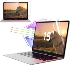 2Pack Blue Light Screen Protector for MacBook Air 15 Inch 2023-2026, Matte Film