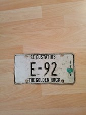 Autokennzeichen Nummernschild  St. Eustatius N. A. 