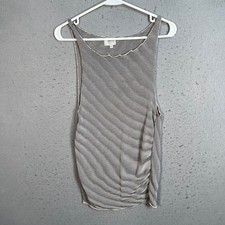 Armani Collezioni top donna a righe senza maniche taglia 8