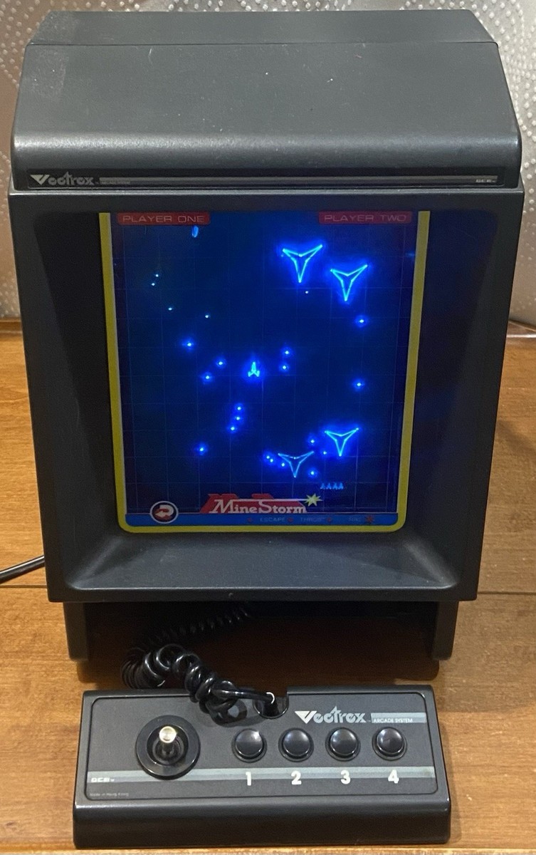 VECTREX ARCADE SYSTEM HP 3000 VIDEO GAME CONSOLE WITH 11 GAMES AND