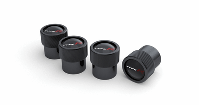 #ad #ad Genuine Honda Valve Stem Caps Type R Black 08W48 PL4 100C $23.50