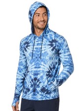 Men s UPF 50 Sun Hoodie Lightweight UV Protection Shirt with Pocket, Quick...