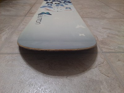 Burton Ginger Snowboard 141 cm Cream with Butterflies Girls | eBay