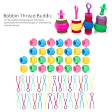 _60Pcs Bobbin Thread Holder Spool Huggers Clips Organizing Clamps Sewing