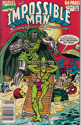 The Impossible Man Summer Vacation Spectacular #1 VG/F 1990 Marvel Comics