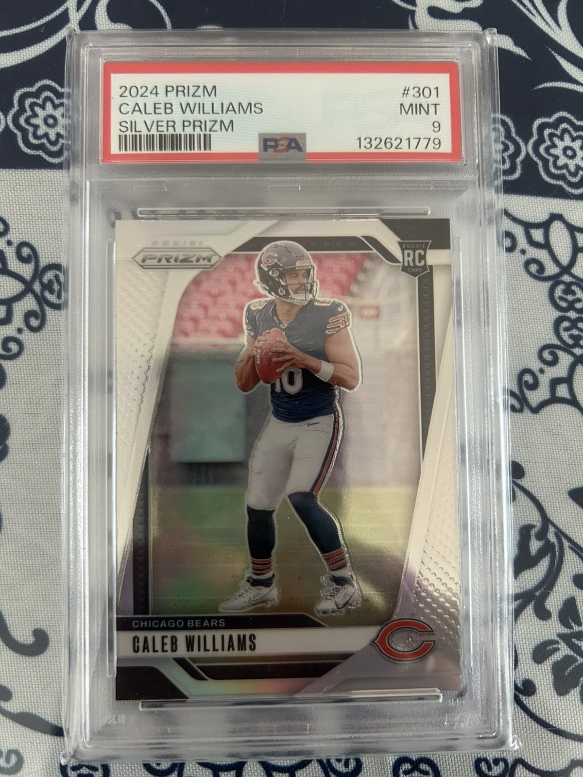 2024 Panini Prizm Caleb Williams Silver Prizm Rookie RC #301 PSA 9 Bears