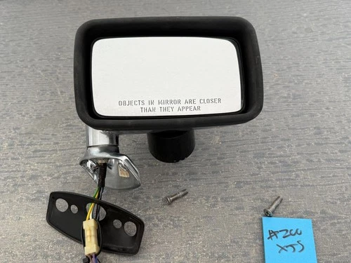 1987-1991 JAGUAR XJS XJSC OEM Right Pass Chrome Door Mirror - Dual Plug  #200