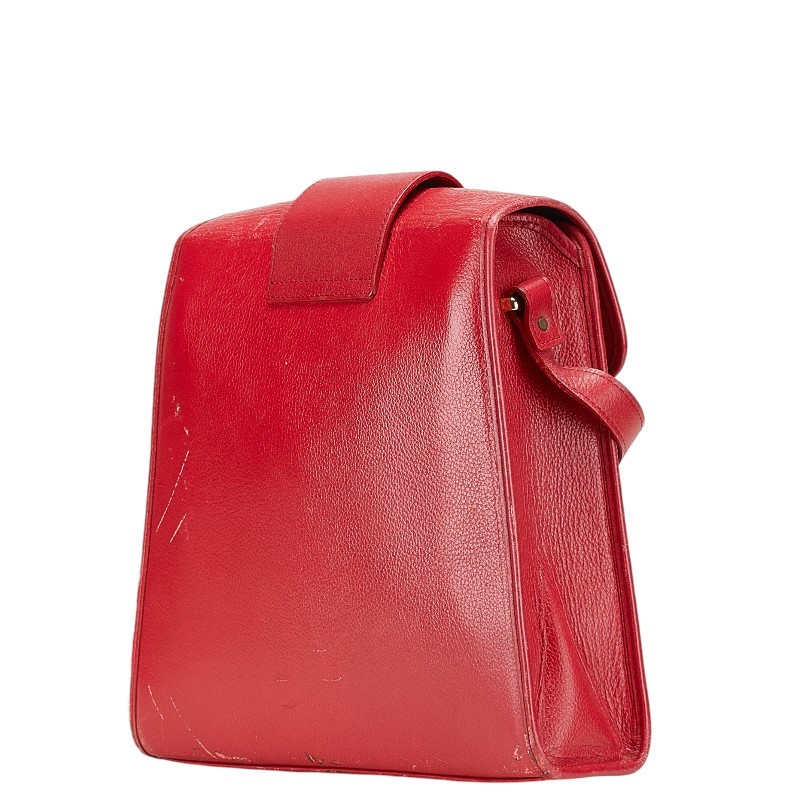 Borsa a tracolla Saint Laurent YSL con logo in pelle rosa da donna