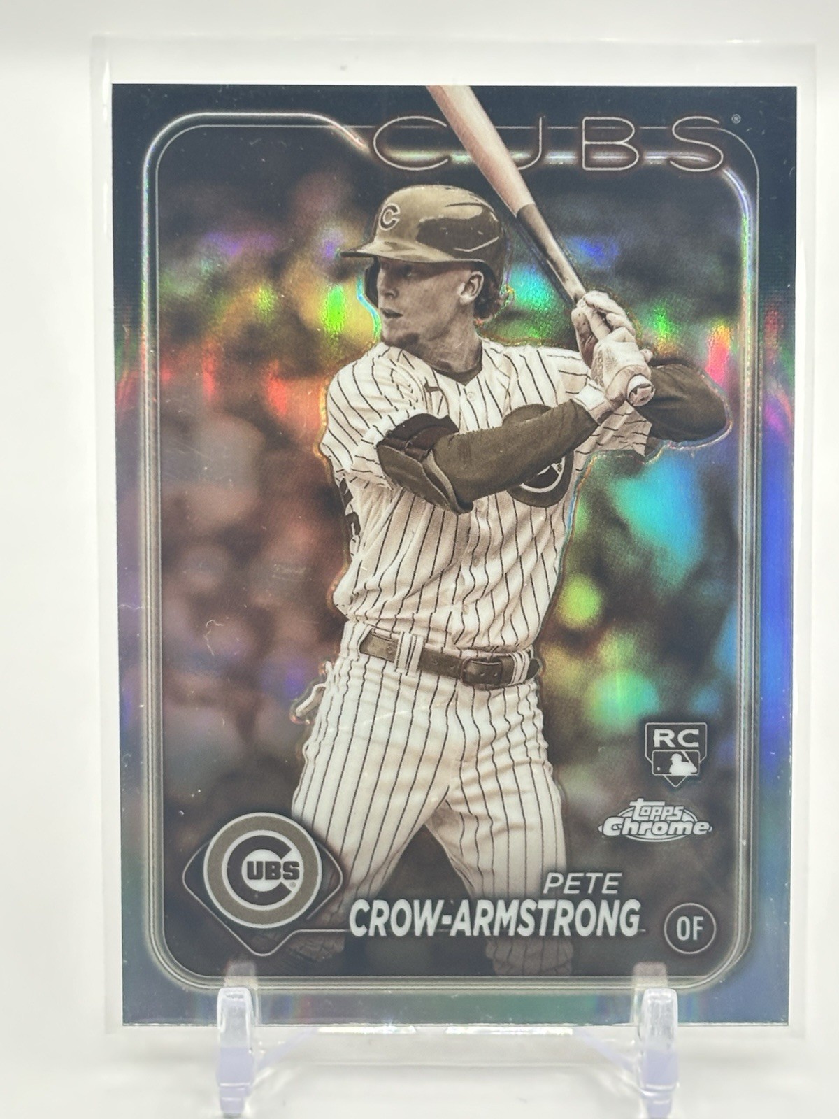 2024 Topps Chrome Pete Crow-Armstrong RC Sepia Refractor Rookie #16 Cubs