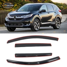 In-Channel Window Visors Fits 17-22 Honda CR-V Rain Sun Guard Vent Deflector