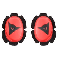 PROTEZIONI GINOCCHIA SAPONETTE DAINESE PISTA KNEE SLIDER ROSSO FLUO