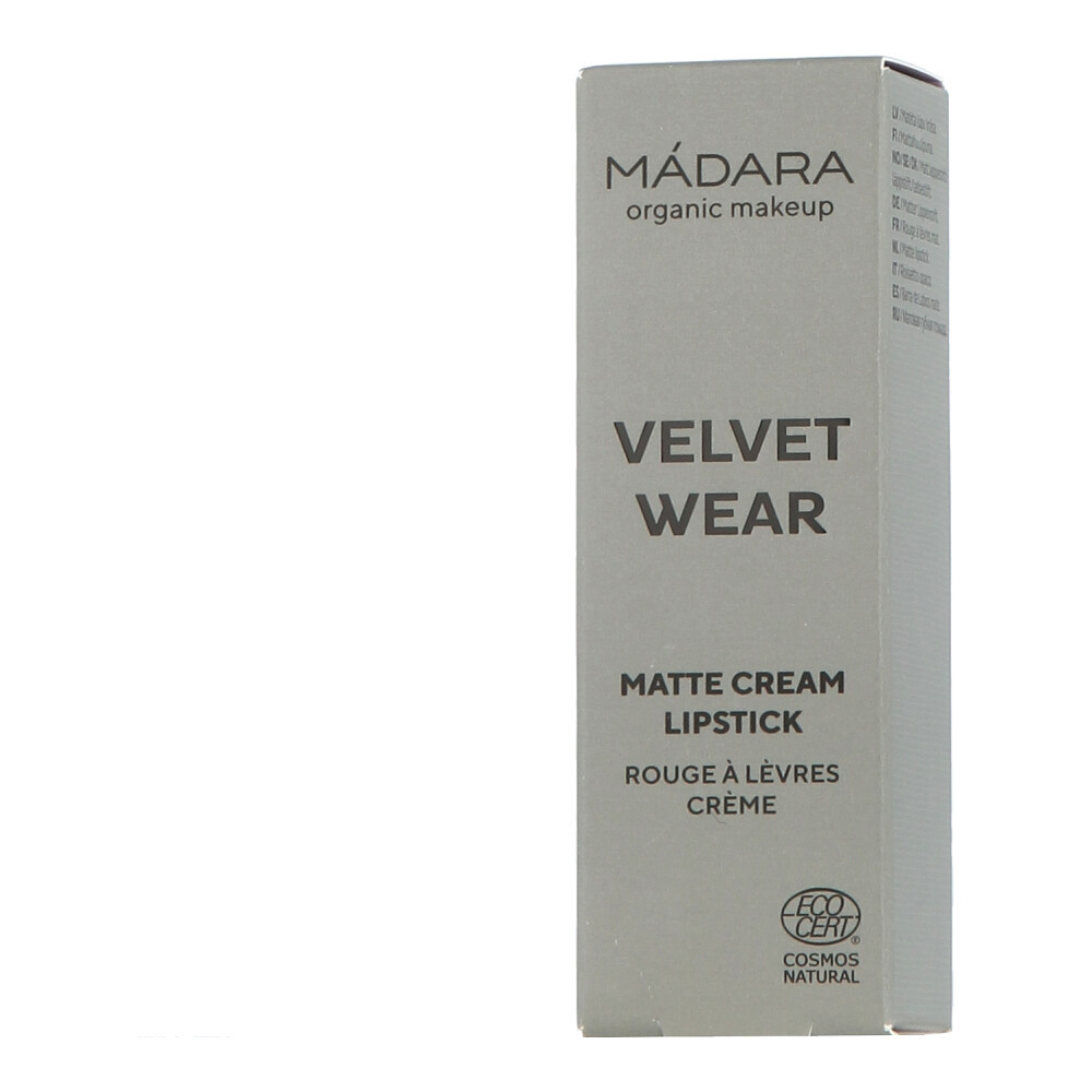 Матовая кремовая губная помада MÁDARA Velvet Wear 31 - Cool Nude, 3,8г