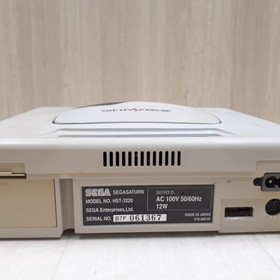 SEGA SATURN CONSOLE JAPAN WHITE Bundle with 2 Controllers & 5 Games VF2 C.Nights