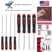 8 Piece Pick Set Automotive Tools Precision Hook and Seal Removal Kit Locksmith