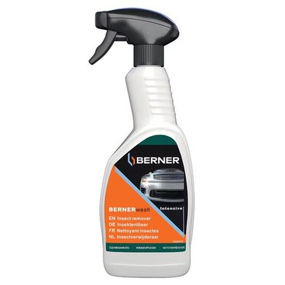 Berner Insektenentferner 500 ml BERNERwash Insektenlöser Sprühkopf   Reiniger