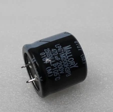 New Mallory LP471M200H3P3 470µF  200V Aluminum Electrolytic Capacitor