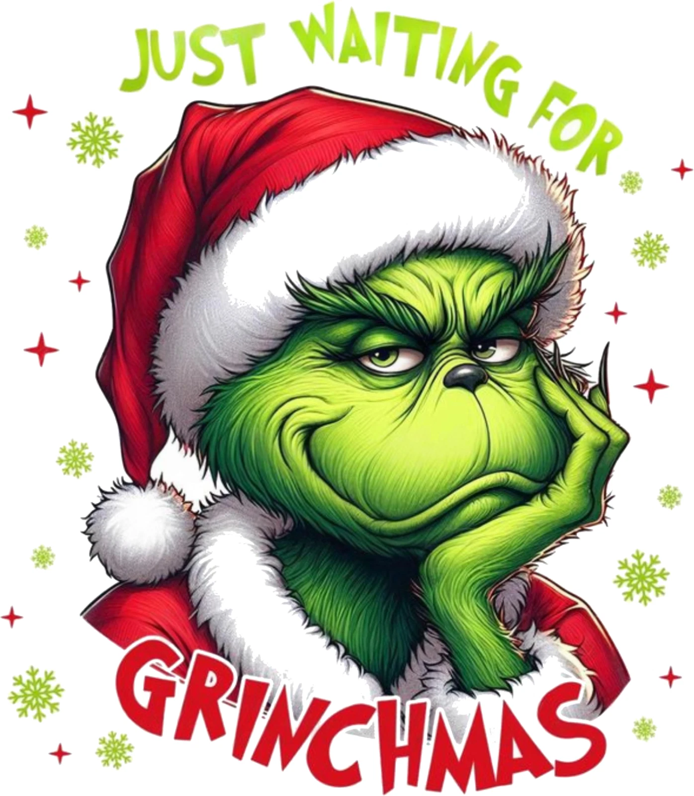 Funny Character Waiting on Grin T-Shirt